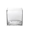 6 pcs 6-Inch tall Clear Glass Cube Vases Centerpieces Wedding Party Supplies